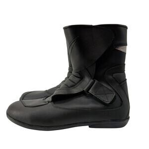 Teknic Powerskin Boots Motorcycle Black Leather Sz 9 Touring